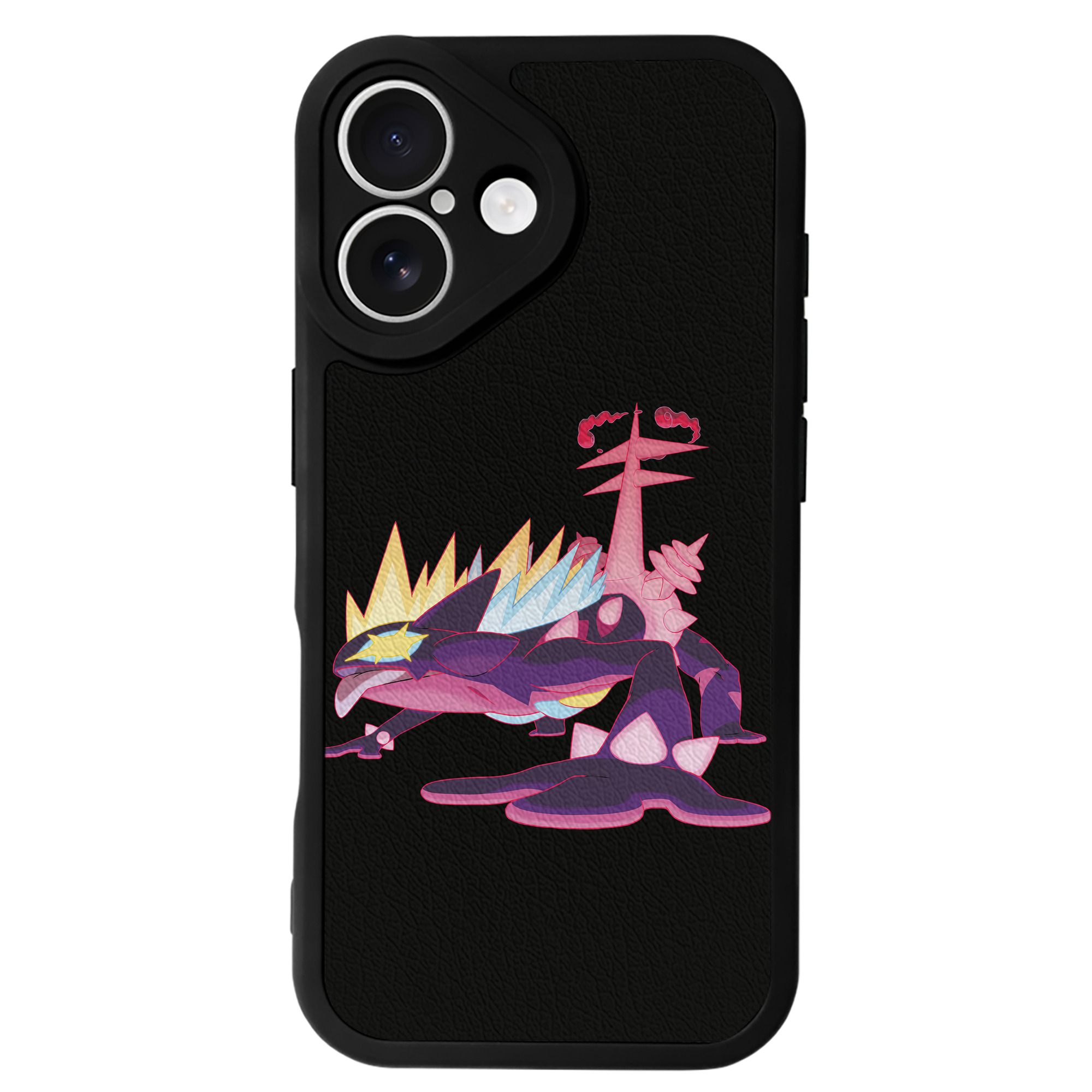 （画像用） ポケットモンスター Pokémon 【iPhone 16シリーズ対応】シリコンスマホケース（レザー調） 材質：シリコン